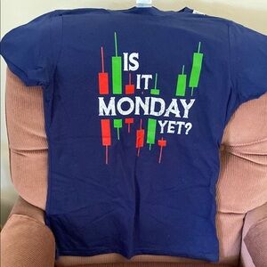 Navy Graphic T-Shirt with Colorful Print